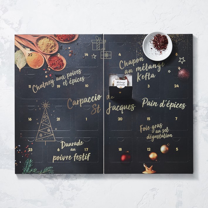 Unique spice Advent calendar from Le Comptoir Colonial for a special chef