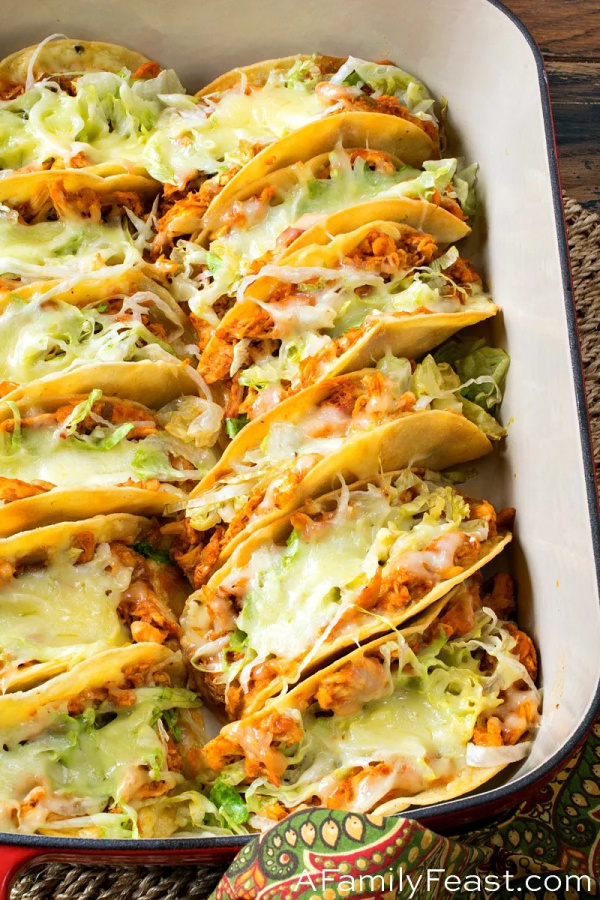 Weekly Meal Plan Ideas 44: Easy Rotisserie Chicken Tacos from A Family Feast