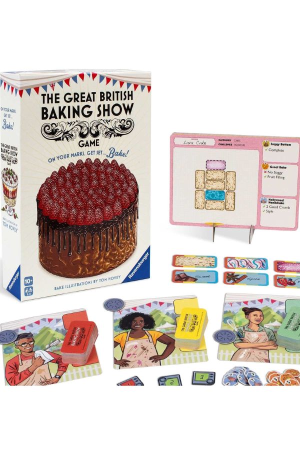 New for 2022, The Great British Baking Show Game for ages 10+.