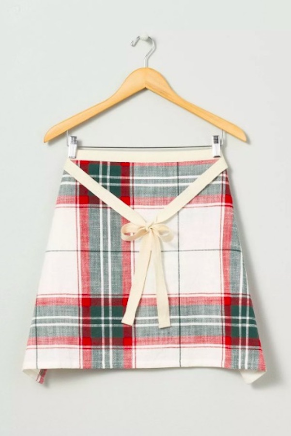 Wrap up this pretty plaid half apron from Magnolia for Target for your favorite baker