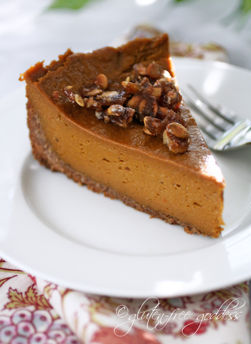 A dessert almost anyone can enjoy at Thanksgiving from Gluten Free Goddess