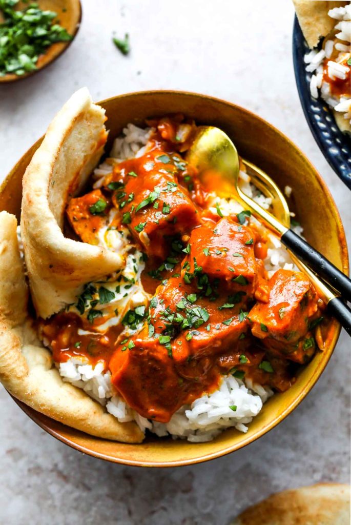 Weekly Meal Plan Ideas 42: Tofu Tikka Masala from Dishing Out Health