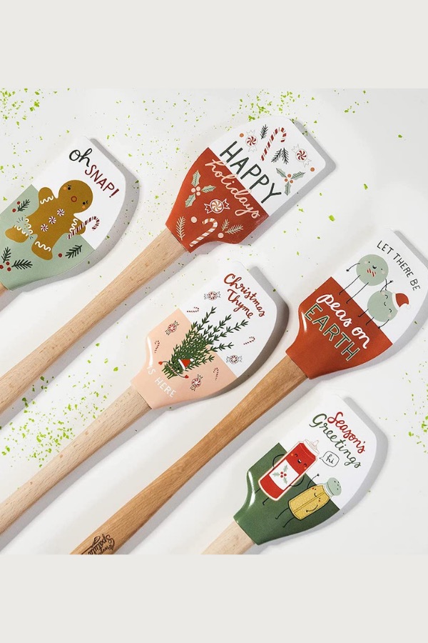 It's hard to pick a favorite Tovolo holiday spatula from this group but they make a great kitchen gift under $25