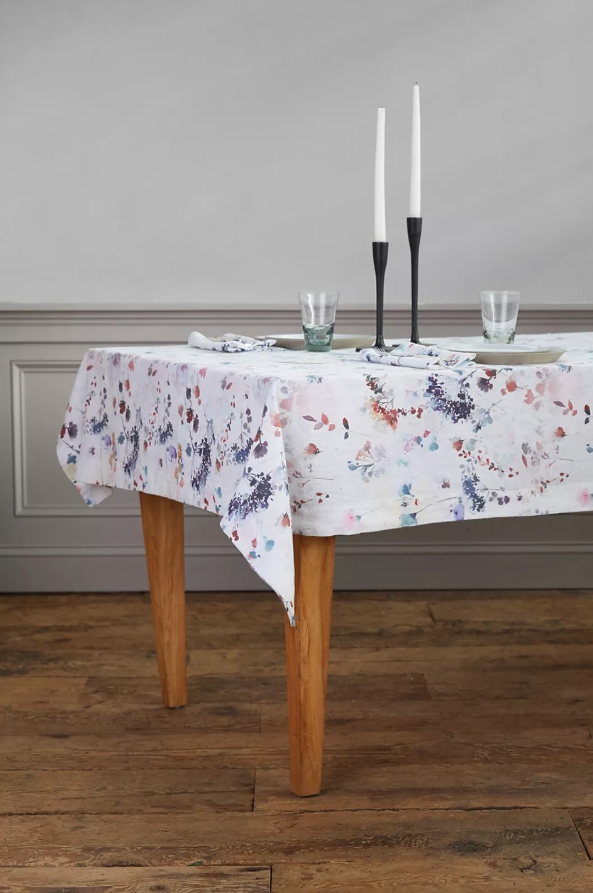 Lithuanian flower print tablecloth | Anthropologie