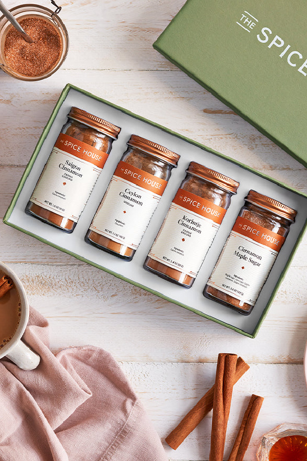 Spice House's Cinnamon Collection gift box is a wonderful gift for home cooks