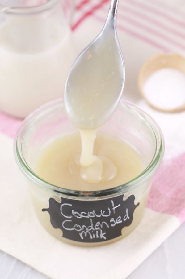 Make your own dairy-free sweetened condensed milk with this recipe from Gemma's Bigger Bolder Baking