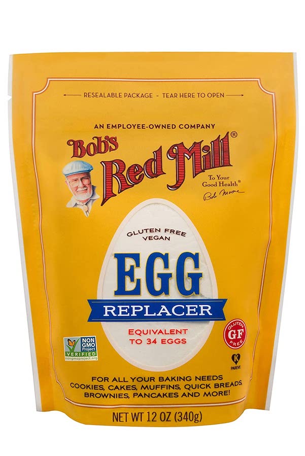 Bob's Red Mill Egg Replacer can replace up to 34 eggs in your holiday baking recipes