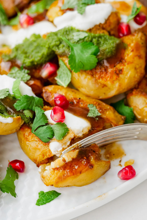 Lazy Tikki Chaat from My Heart Beets
