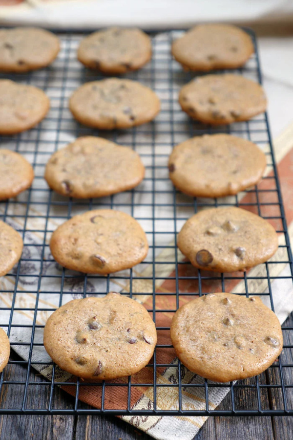Tahini Chocolate Chip Cookies from My Heart Beets