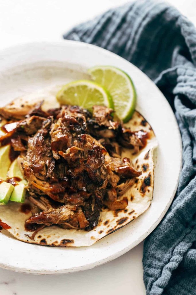 Easy Crockpot Carnitas from Pinch of Yum