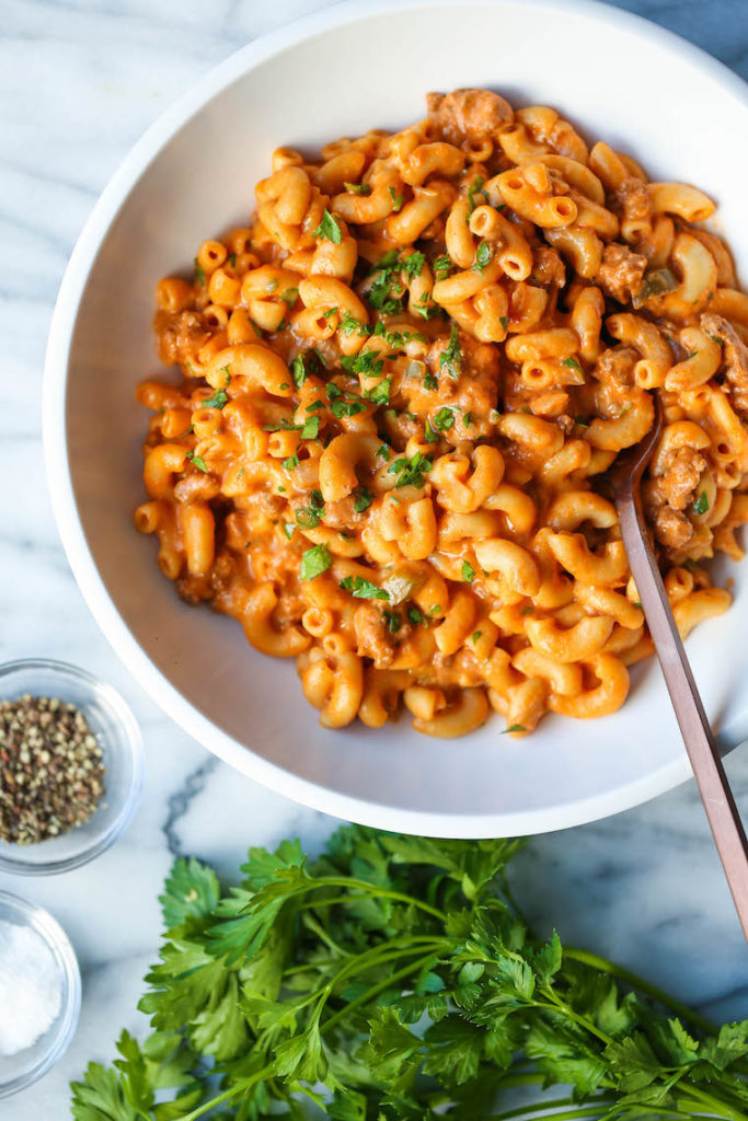 Instant Pot Cheeseburger Mac n Cheese from Damn Delicious