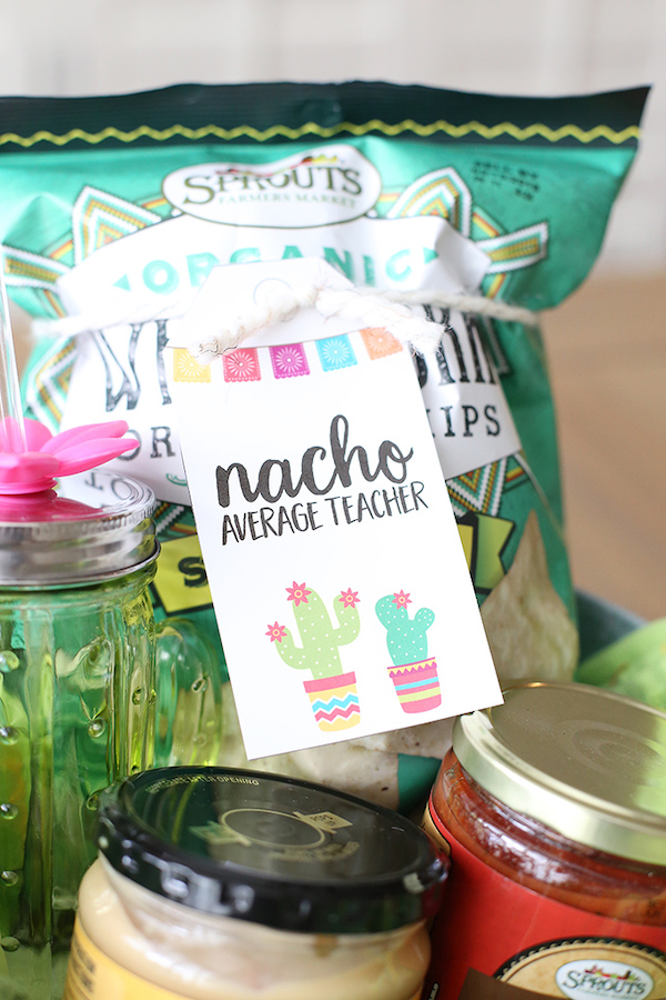 See Vanessa Craft's Nacho Average Teacher printable tag helps you make a great teacher gift