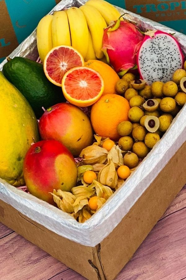 Delicious tropical fruit from Tropical Fruit Box makes a healthy, special Mother's Day gift