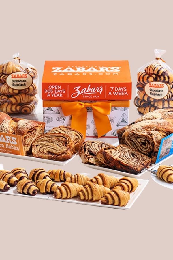 Zabar's sweet nosh gift box is perfect for Mother's Day if she's more babka than bonbon