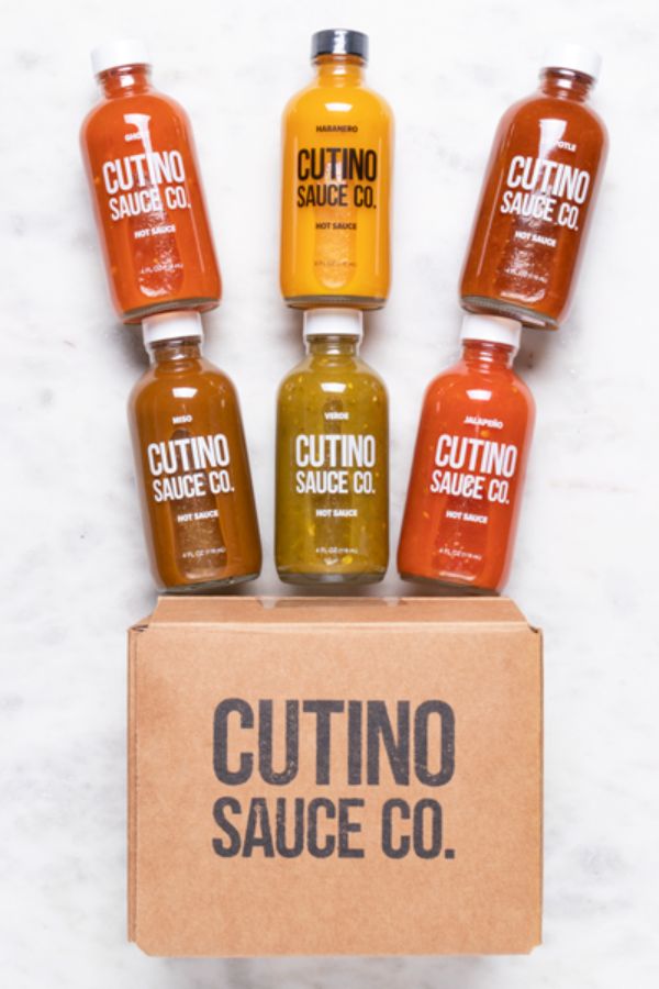 Mix and match your favorite sauces from Cutino Sauce Co for a great Father's Day gift from a Black-owned company