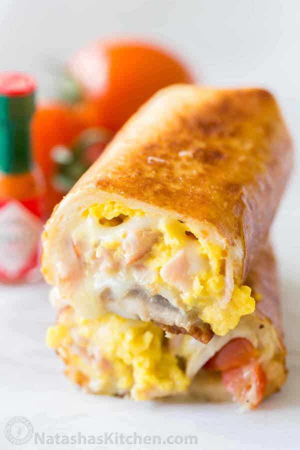 Teens can make and freeze these versatile breakfast burritos from Natasha's Kitchen