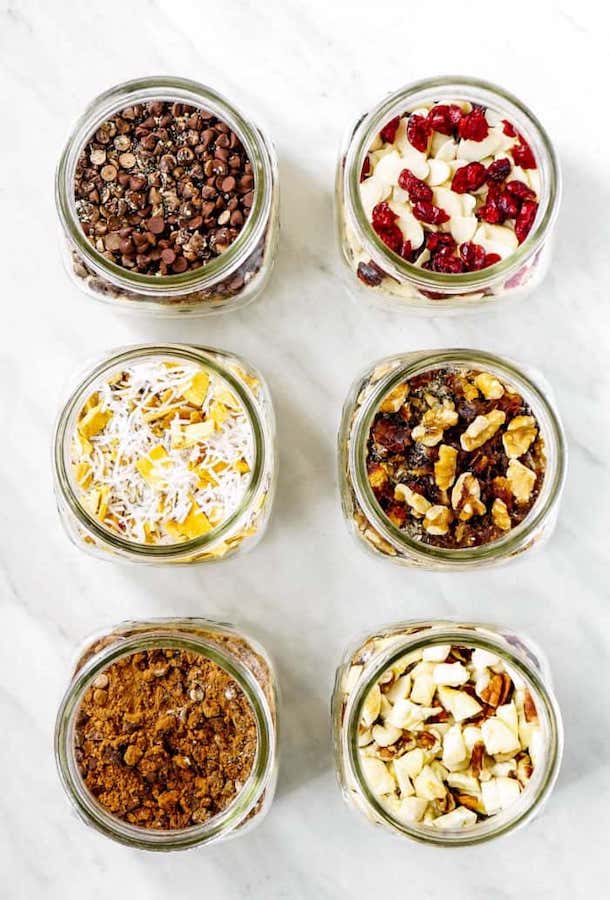 These customizable recipes for overnight oats from Haute and Healthy Living are great grab-and-go breakfasts for teens