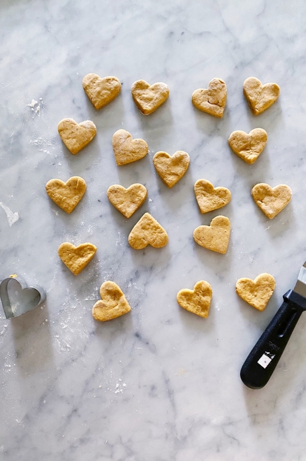 Love these heart dog biscuits from Stacie Billis.