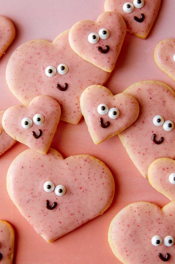 These strawberry-iced cookies from Spoon Fork Bacon have a lot of personality.
