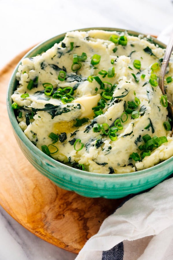 Kale colcannon from Cookie and Kate is an easy St. Patrick's Day dish to serve with Irish Bangers and Mash.