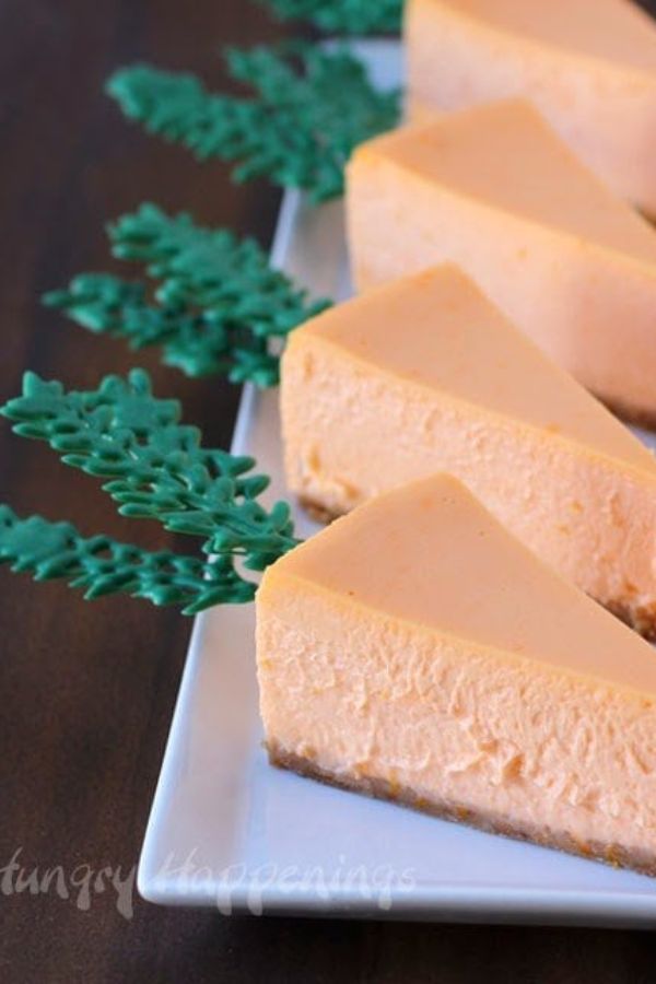 Cheesecake carrots from Hungry Happenings make an amazing Easter dessert.