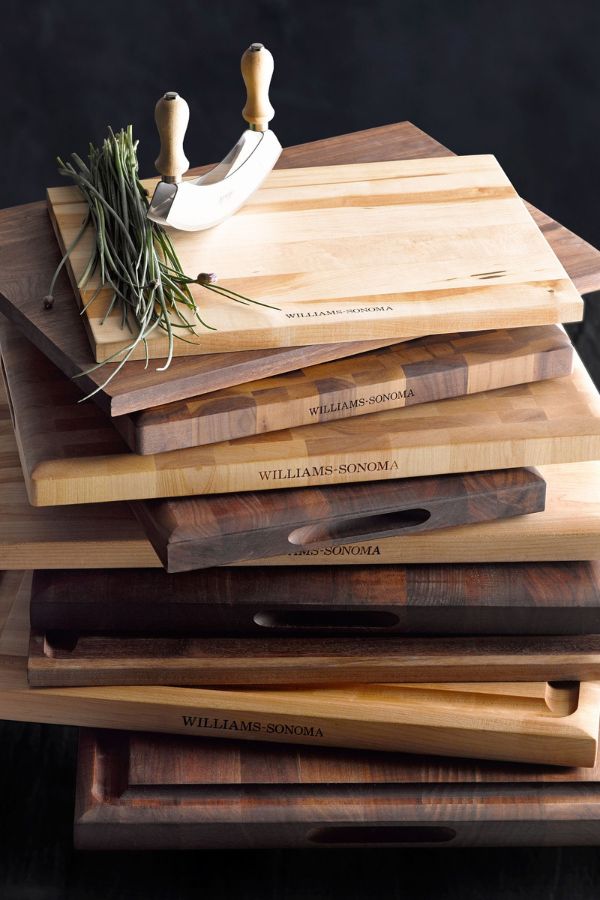 Williams-Sonoma has a variety of beautiful edge-grain cutting boards should yours need replacing.