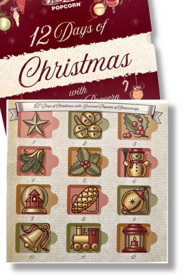 2023 Advent Calendar from Amish Country Popcorn : One of our favorite Advent Calendars of the year