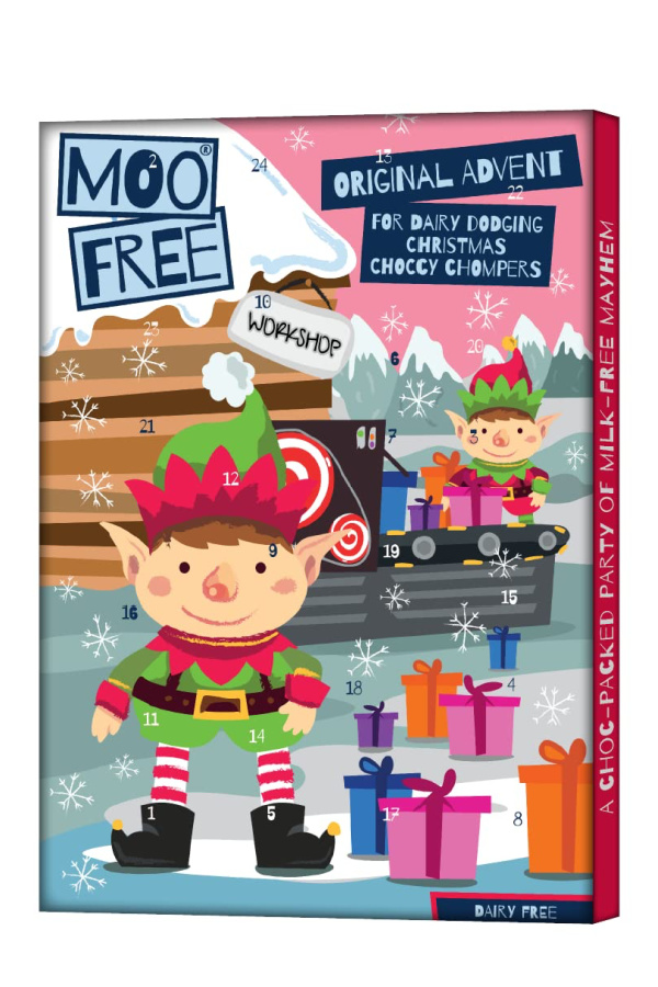 Chocolate Advent Calendar for Dairy-Free People or Vegans: Moo Free 2023 Advent Calendar