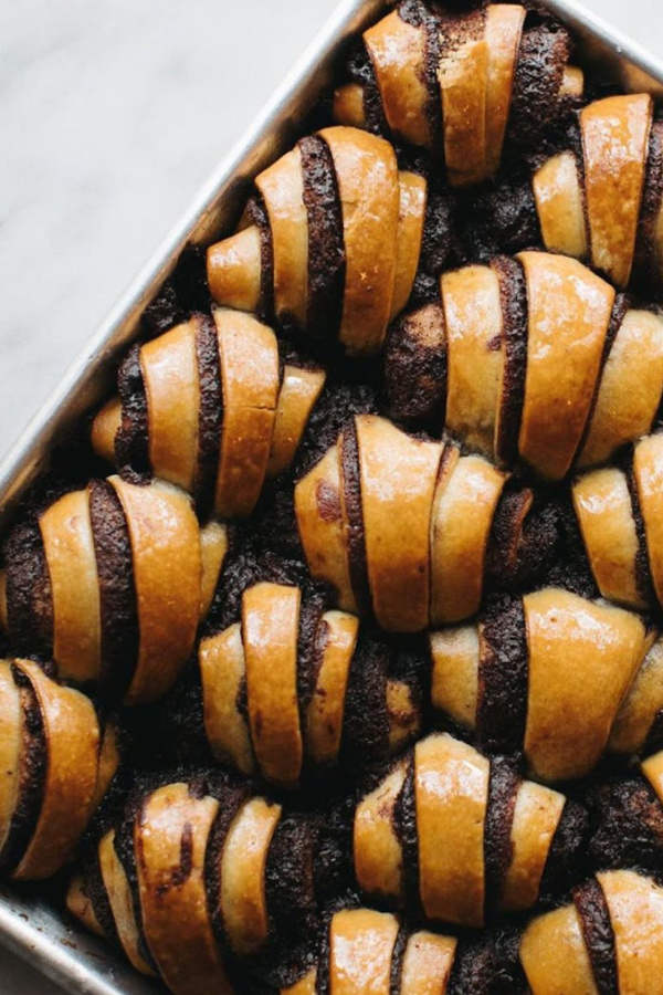 Chocolate rugelach from Essen Bakery: Thoughtful Hanukkah food gifts to send