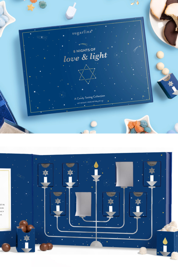 Best Hanukkah food gifts: Sugarfina's 8 Nights of Love & Light reveals a new gourmet adult candy each night of Hanukkah