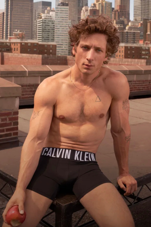 Hot Valentine's Gifts for fans of the bear: CK Intense Power Ultra Cooling Low Rise Trunks (as seen on Jeremy Allen White. Phew!)
