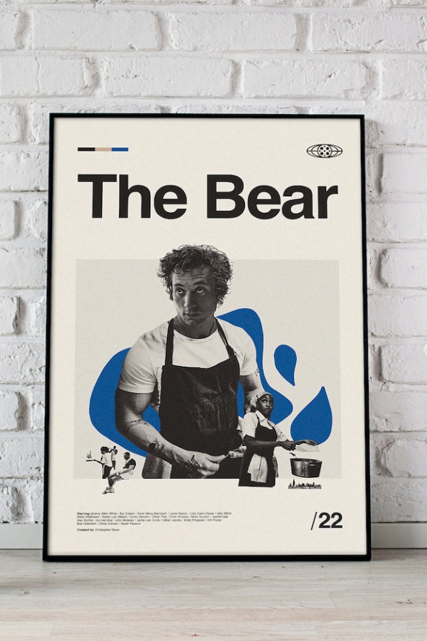 The Bear Poster for Your Kitchen | Sexy Valentine's Gifts for fans of the Bear | at Quantum Design Store
