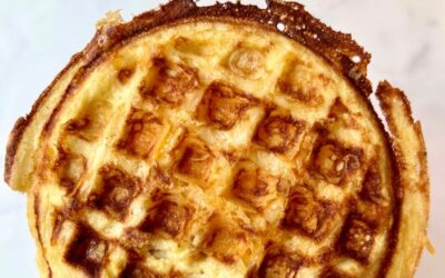 Savory cottage cheese waffles, our weekly Weight Watchers recipe